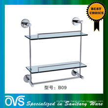 foshan bathroom glass shelf supports pin B09